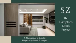 Hamptons South Project interior design by Sarah Z Designs – coastal luxury living in Aventura