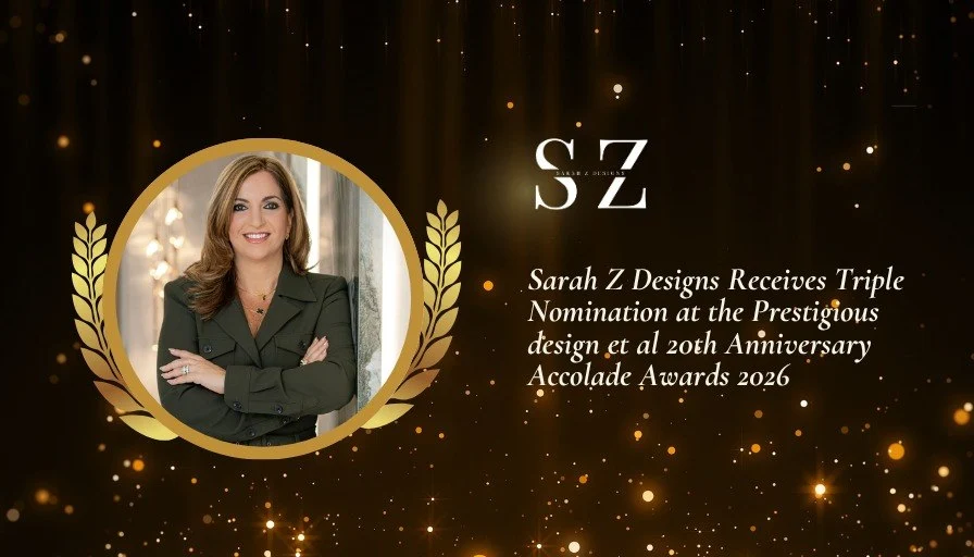 Sarah Z Designs Receives Triple Nomination Accolade Awards 2026